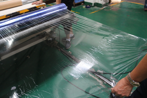 Clear PVC Mattress Roll Pack Sheet 45mic Non Sticky ISO/SGS Certified
